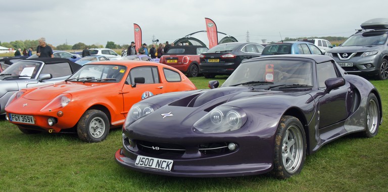 Members' cars at Castle Combe Autumn Classic 2019
